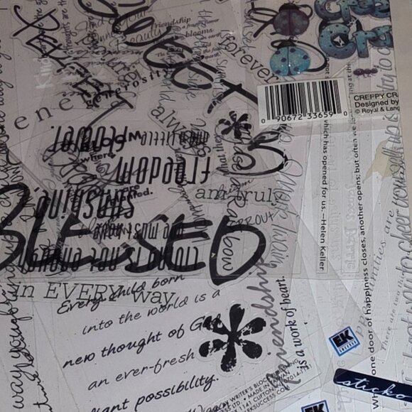 Scrapbooking Stickers Rub-On Used Partial Pack Lot - Picture 4 of 8